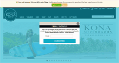 Desktop Screenshot of konasurfco.com
